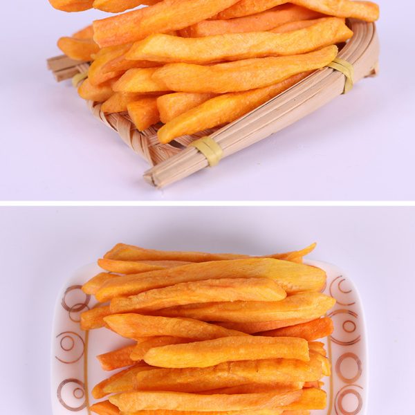 香脆红薯条脱水即食大袋蔬菜干地瓜干果蔬脆片小零食散装出口批发