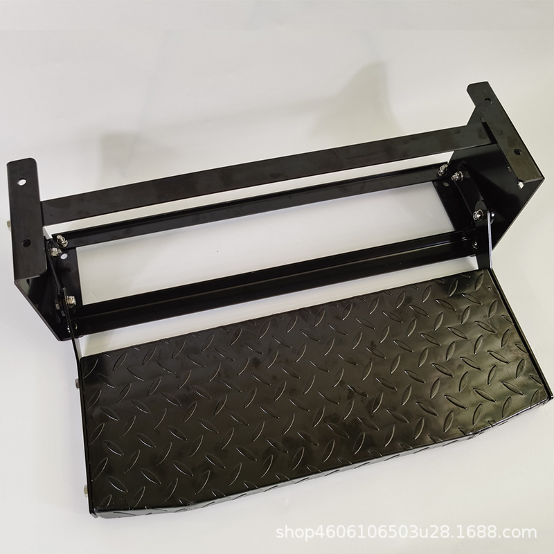 美式房车折叠踏步 旅居车上下迎宾踏板 拖挂车单层踏步手动收缩脚