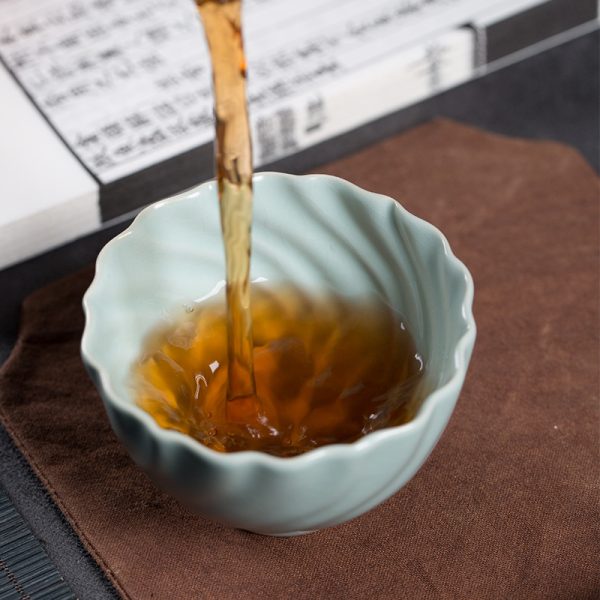 龙泉青瓷 汝窑主人杯单杯茶具 功夫茶杯 品茗杯陶瓷家用会客杯