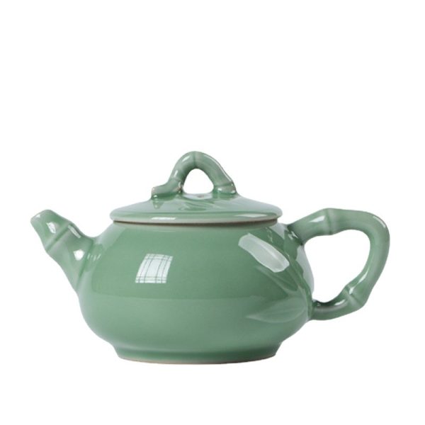 龙泉青瓷 正品功夫茶具茶壶家用客厅陶瓷泡茶壶过滤单壶 厂家直销