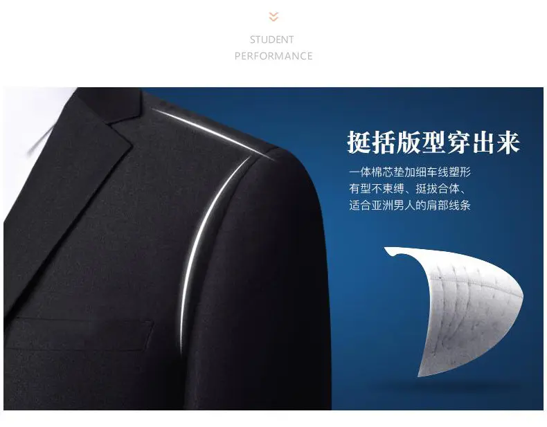 儿童小西装套装花童外套主持人男孩礼服大童宝宝男童西服三件套