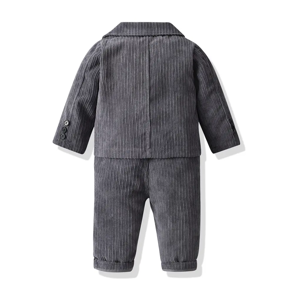 跨境韩版西服童装男童绅士礼服儿童外套衬衫秋季新款套装一件代发