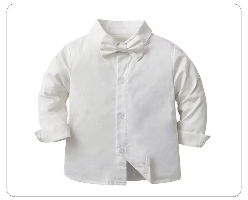 源头工厂男孩春秋长袖儿童衣服宝宝马甲西装洗礼服三件套男童套装