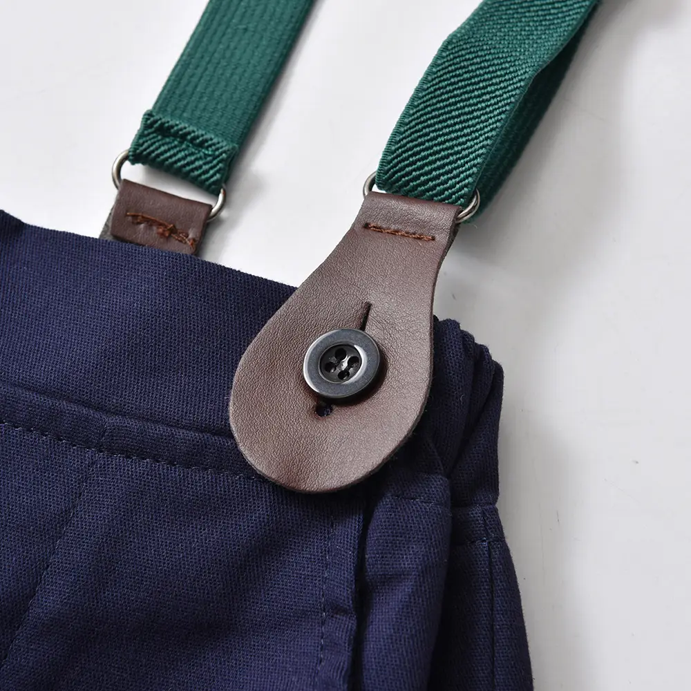 跨境童装外贸男童礼服套装主持人花童服装儿童恐龙印花衬衫演出服