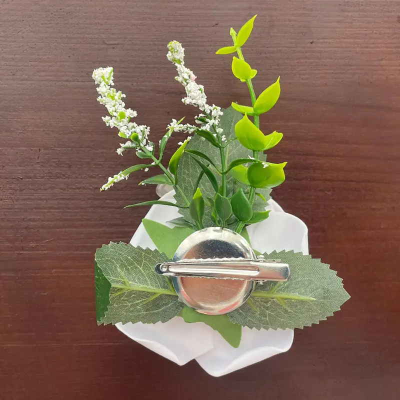 男童夹子胸花安全无针Temu Shine 托管跨境 小主持人花童礼服襟花