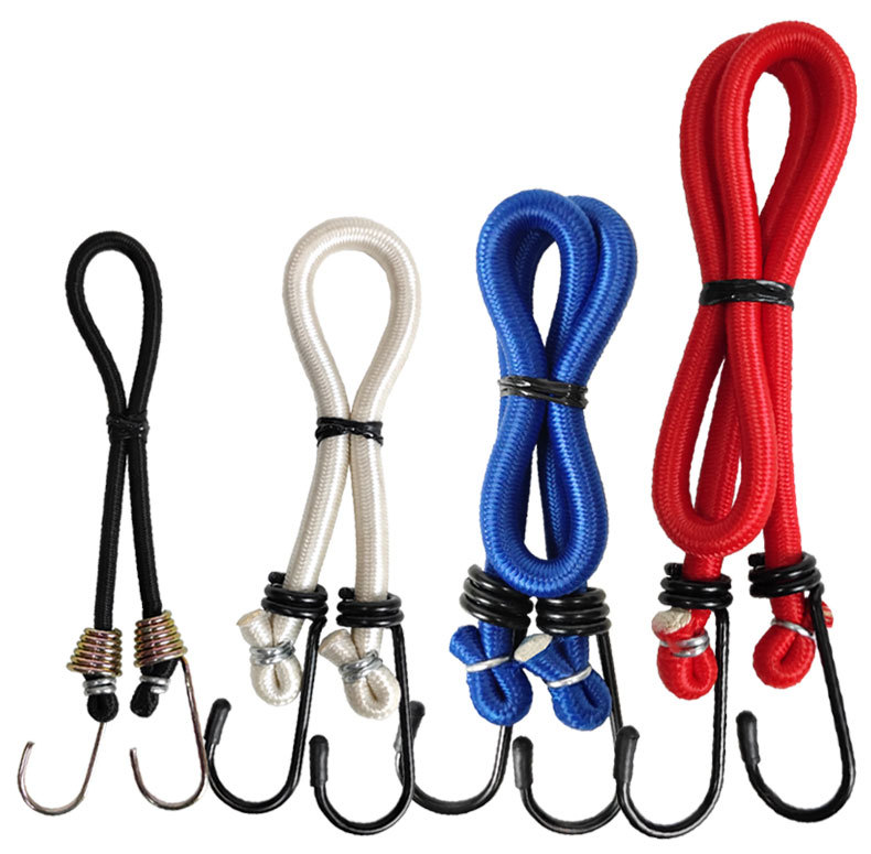 多种颜色选择行李绳 弹力带钩行李绳 8mm加厚乳胶内芯