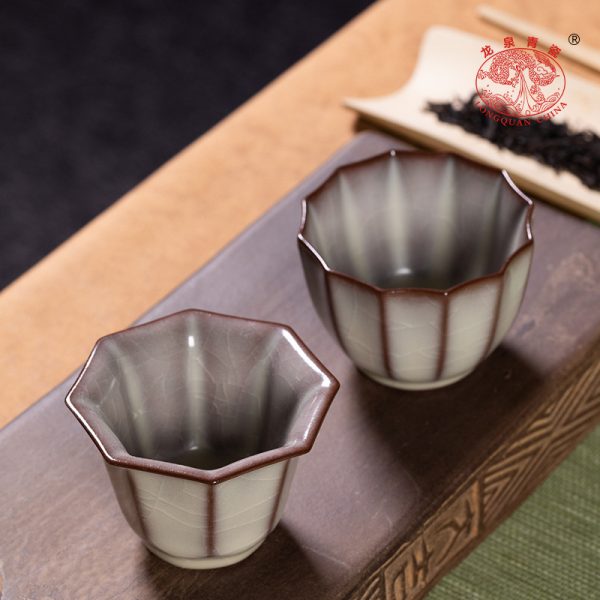 龙泉青瓷 功夫茶杯手工猪油冻主人杯单杯 陶瓷家用品茗杯茶碗茶盏