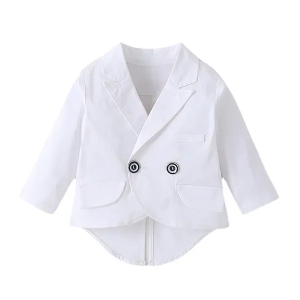 跨境童装秋季新款长袖连体衣宝宝爬服欧美绅士哈衣婴儿衣服小礼服