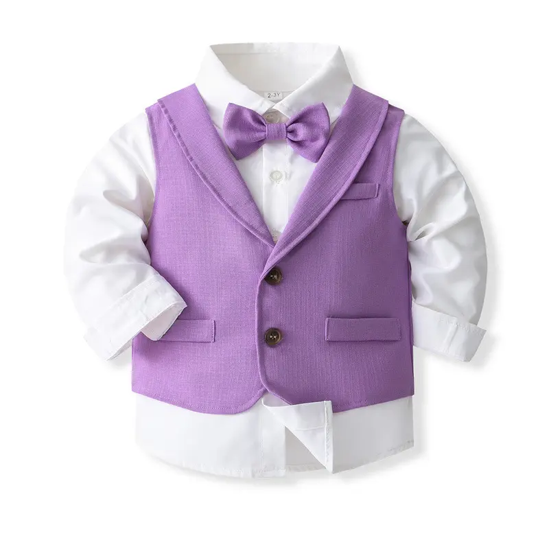 春秋英伦风童装工厂批发男童小西装礼服套装一件代发森系表演服