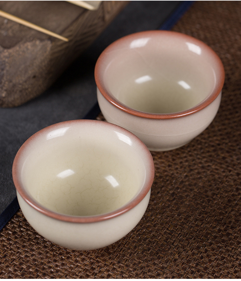 龙泉青瓷 主人杯功夫茶杯个人单杯 陶瓷中式家用高档纯手工品茗杯