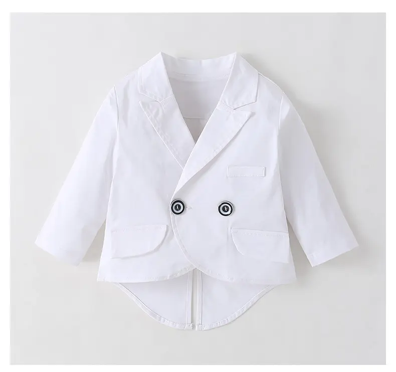 跨境童装秋季新款长袖连体衣宝宝爬服欧美绅士哈衣婴儿衣服小礼服