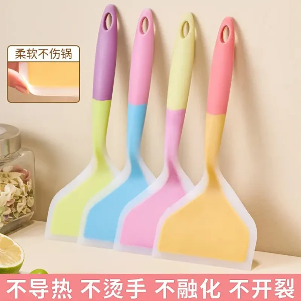 捷安玺硅胶锅铲耐高温烙饼玉子烧铲子家用食品级炒菜不粘锅平煎铲