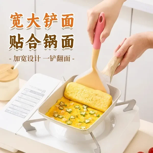 捷安玺硅胶锅铲耐高温烙饼玉子烧铲子家用食品级炒菜不粘锅平煎铲