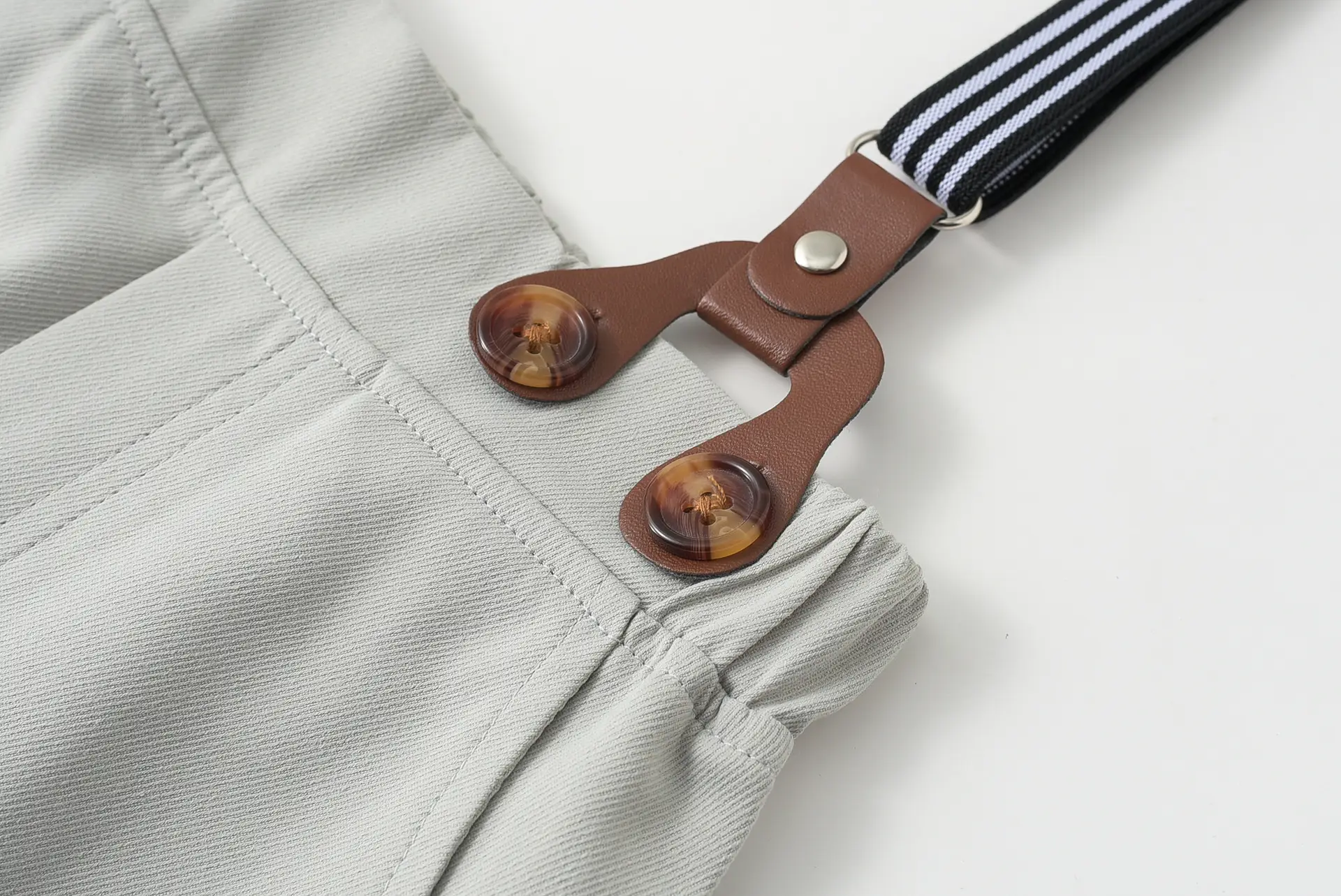 男童绅士礼服童装儿童春秋新款衬衫背带裤套装宝宝生日宴会西服