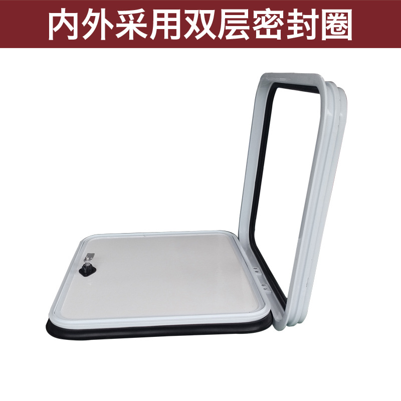 房车铝合金舱门 旅居车行李仓拖挂车带锁行李置物舱防水舱门