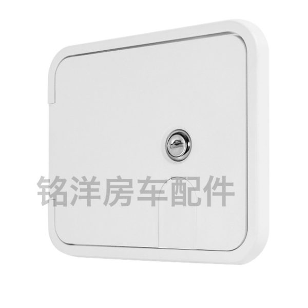 房车防水小舱门 塑料电源线仓门 加油口带锁舱门汽车改装塑料舱门