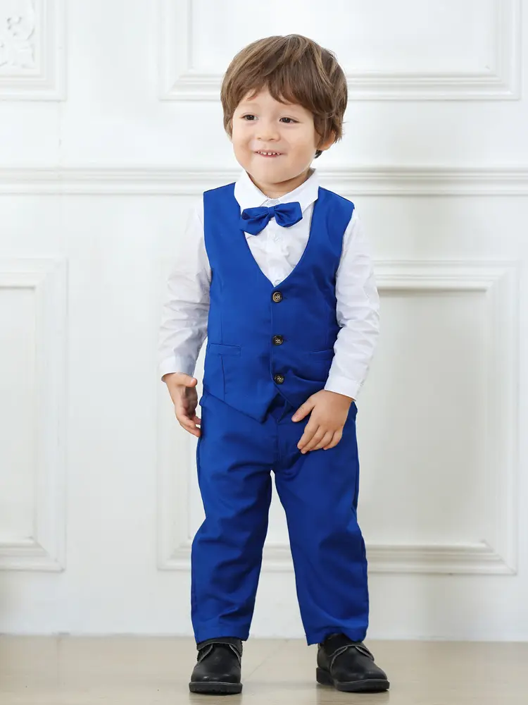 boys sets代工定制秋冬新款 跨境校服礼服批发kid clothe外贸工厂