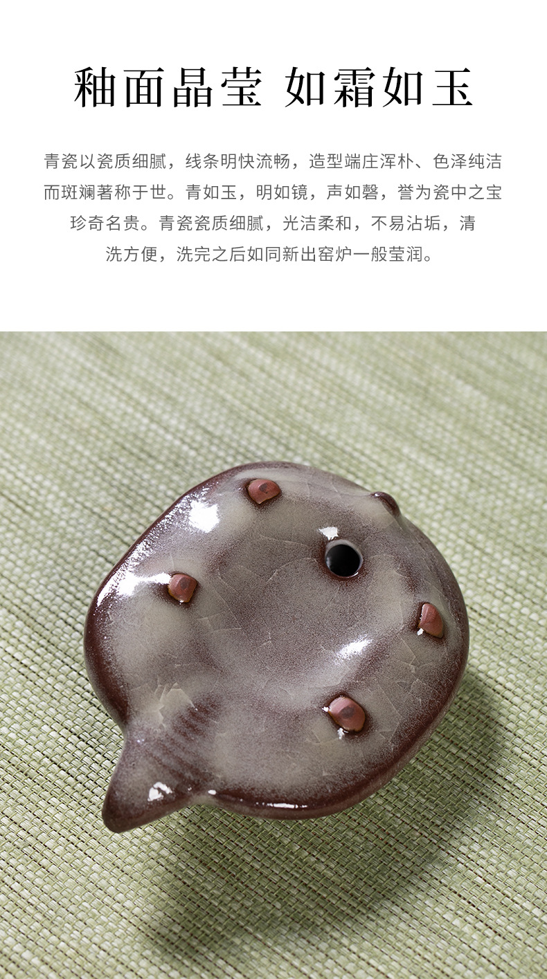 龙泉青瓷乌龟茶宠小摆件精品功夫茶具配件可养茶桌创意招财茶玩