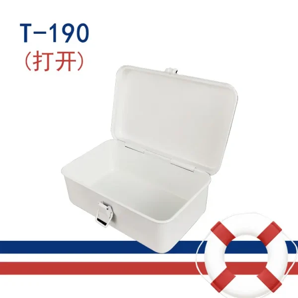 胶带盒铁质工具箱手帐胶带印章便签白色桌面文具盒大中小尺寸