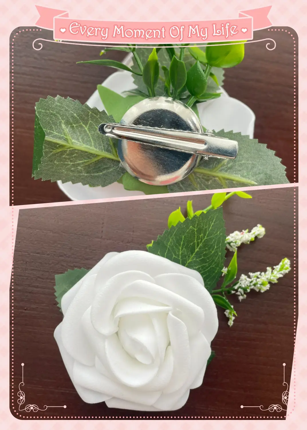 男童夹子胸花安全无针Temu Shine 托管跨境 小主持人花童礼服襟花