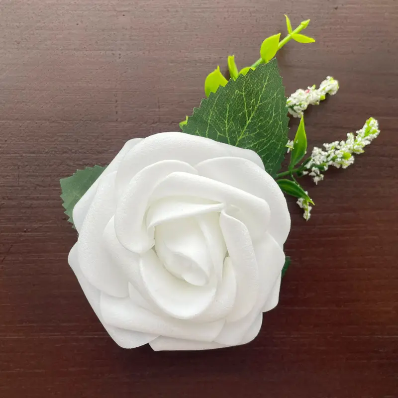 男童夹子胸花安全无针Temu Shine 托管跨境 小主持人花童礼服襟花