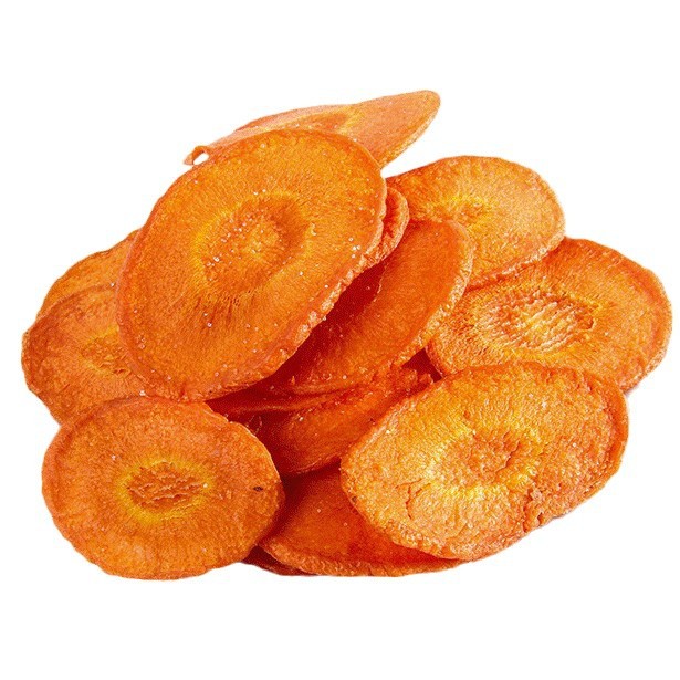 跨境出口原味胡萝卜脆片蔬菜干整箱即食青萝卜脆1kg散装厂家批发