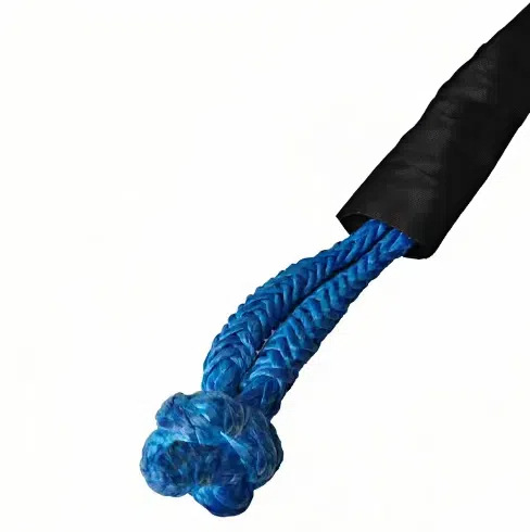 14mm*65cm 护套款软卸扣 汽车应急工具 疙瘩绳脱困救援拖车钩户外