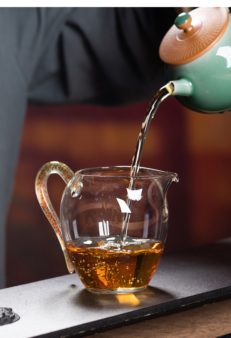 龙泉青瓷 创意高档手工跳刀一壶四杯功夫茶具 复古旅行泡茶壶茶杯