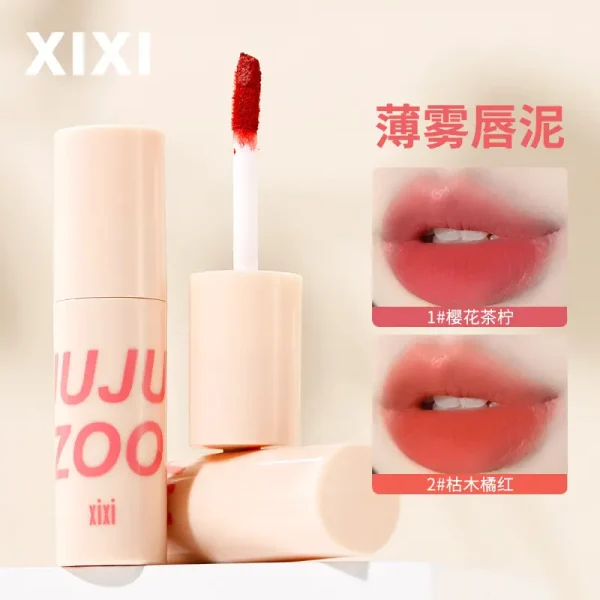 xixi暮云薄雾唇泥显色唇泥雾面哑光易上手显气色显白学生党平价唇