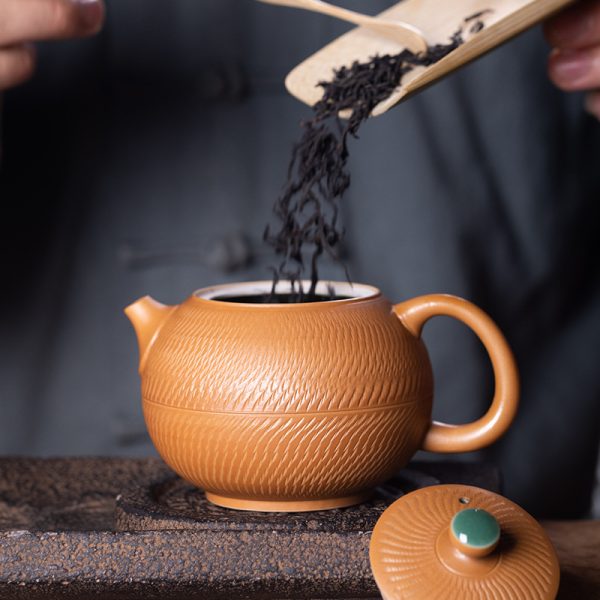 龙泉青瓷 跳刀西施壶茶壶单壶 陶瓷全手工泡茶壶高档中式功夫茶具