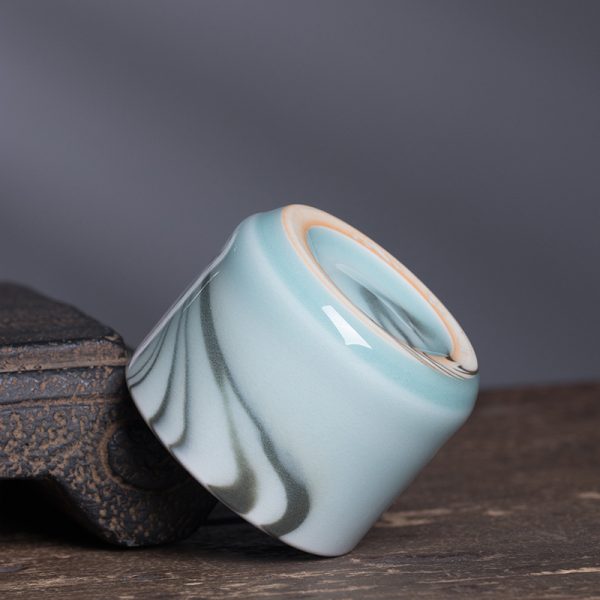 龙泉青瓷 创意功夫茶具手工主人杯 陶瓷品茗杯单杯名家收藏款茶碗