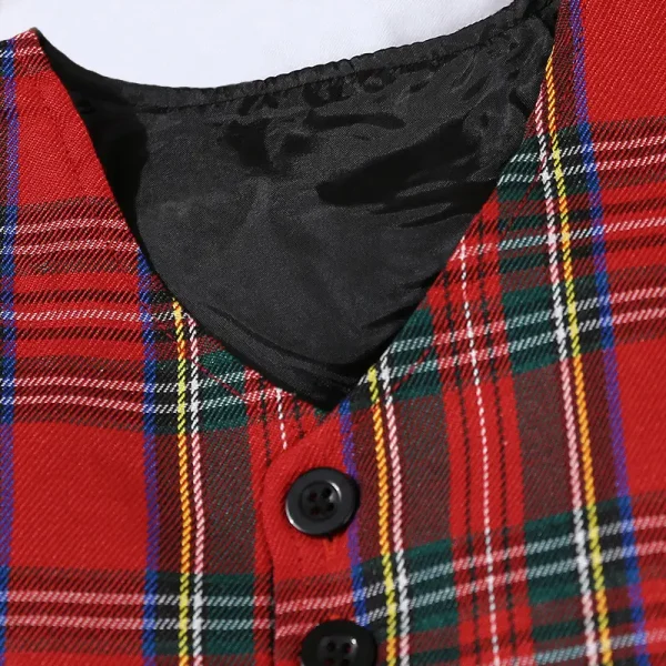 外贸欧美男童西装礼服套装春秋款绅士英伦风三件套宝宝圣诞节服装