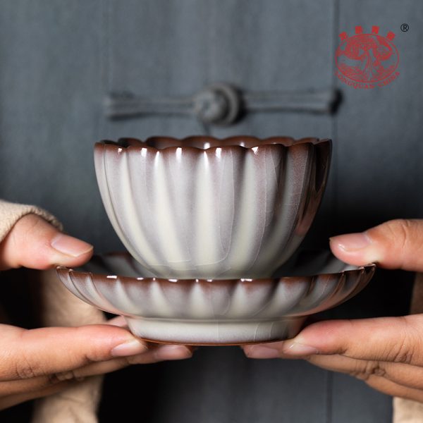 龙泉青瓷 主人杯品茗杯单杯手工茶杯盏 陶瓷个人家用猪油冻小茶碗