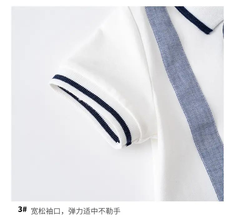 跨境 男宝宝夏装周岁满月绅士服婴儿连体衣夏季短袖哈衣 一件代发