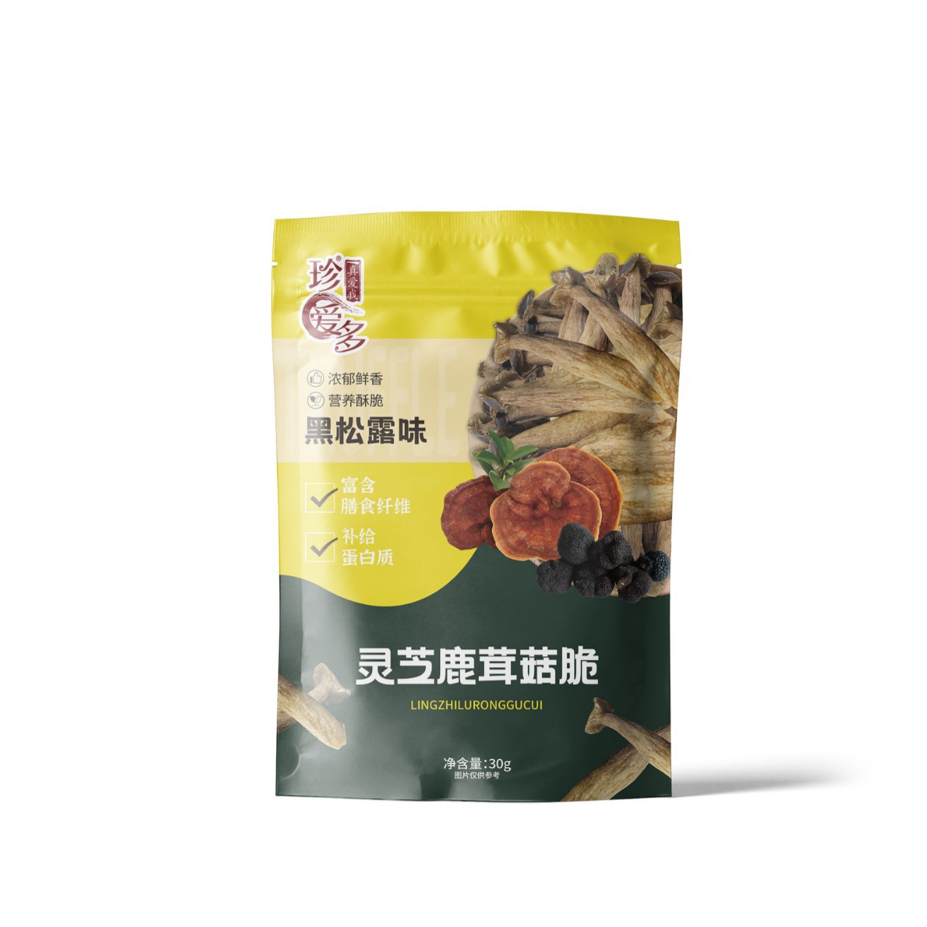鹿茸菇脆果蔬脆零食即食水果蔬菜干菌菇脆工厂直发批发厂家代发