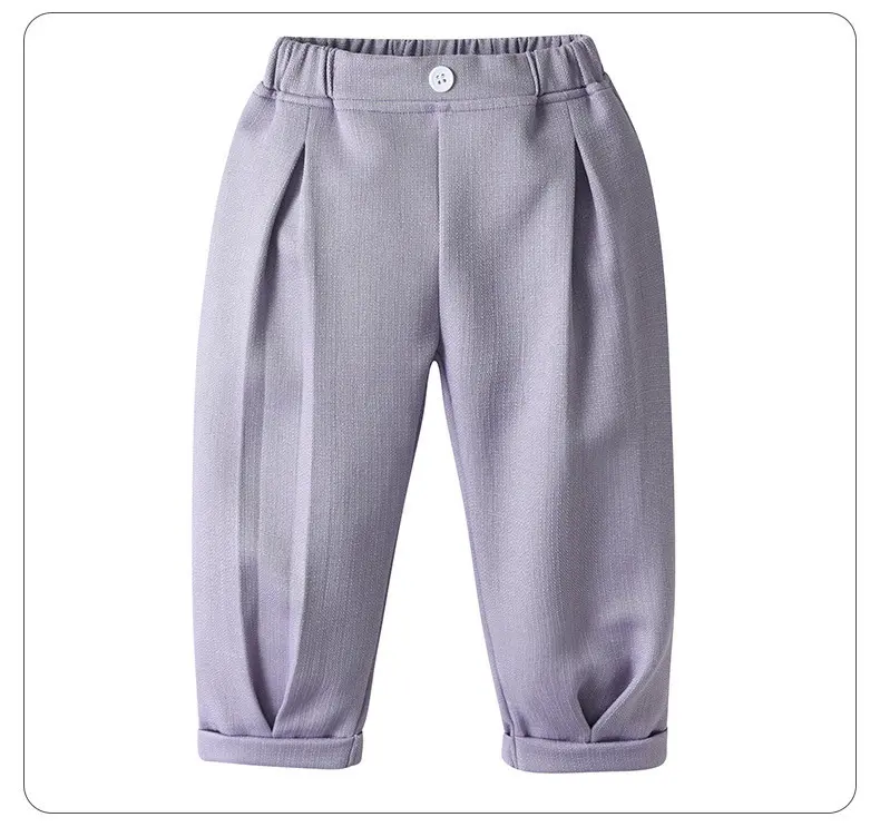童装批发春秋款儿童衣服宝宝燕尾马甲绅士礼服三件套跨境男童套装