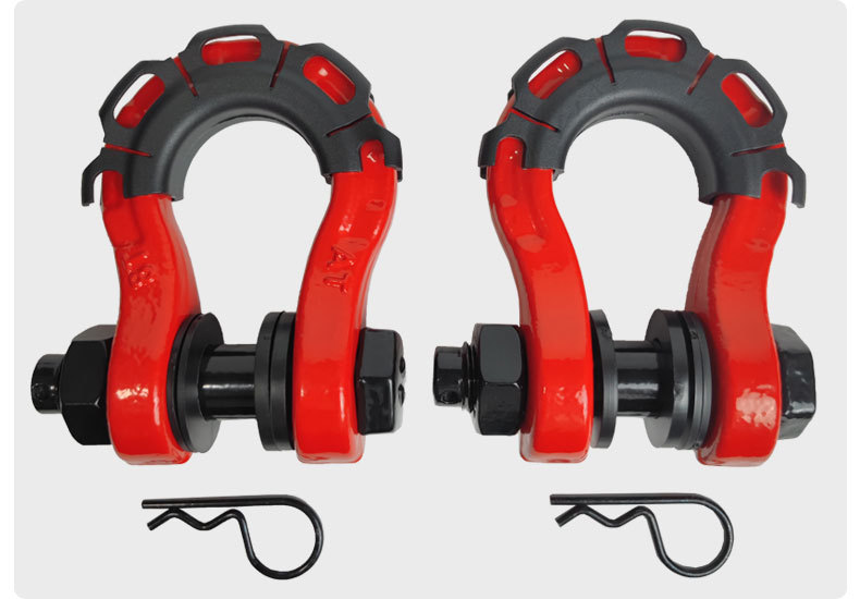碳钢材质金属卸扣 户外越野拖车救援 金属加粗卸扣超强承载不脱钩