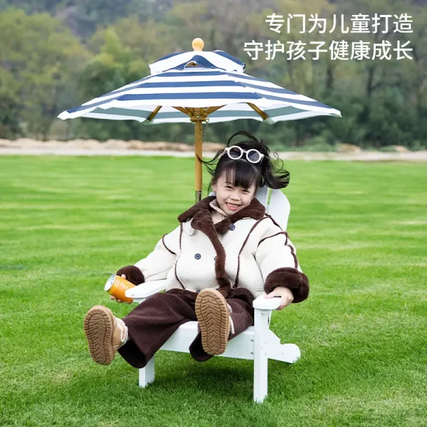 户外露营地儿童椅子遮阳伞沙发小朋友青蛙椅孩子名宿布景躺椅凳子