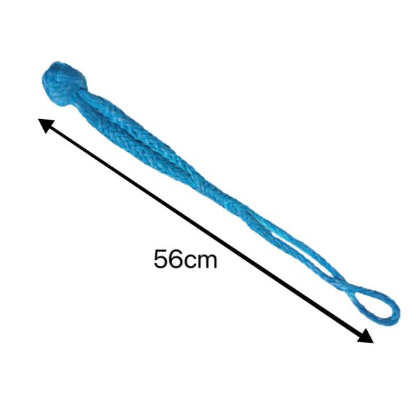 9mm*56cm 护套款软卸扣 汽车应急工具 疙瘩绳脱困救援拖车钩户外