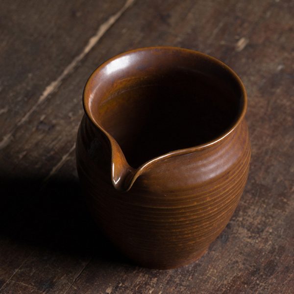 龙泉青瓷 公道杯功夫茶具陶瓷茶海手工大容量匀杯 青年艺术师手作