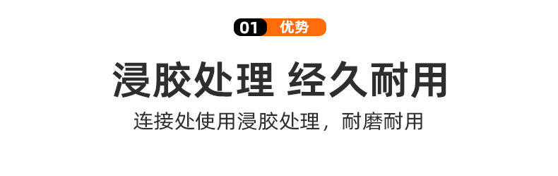尼龙拖车绳子kinetice recovery rope户外越野汽车救援圆形拉车绳
