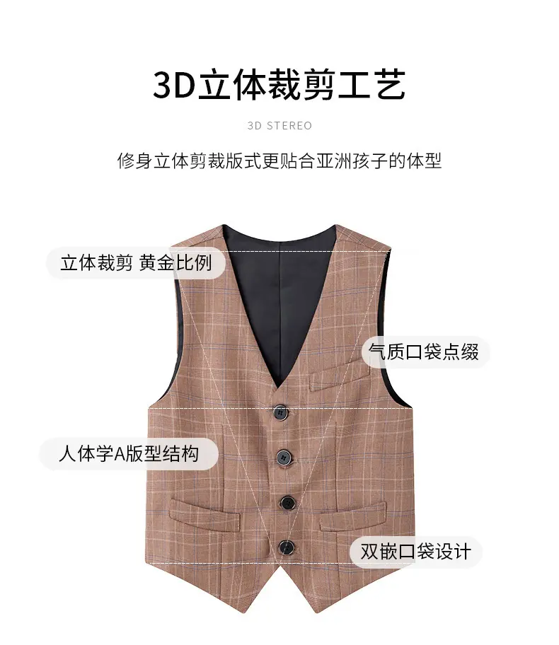 男童西装套装周岁礼服男孩夏季宝宝小西服生日儿童小西服婚礼花童