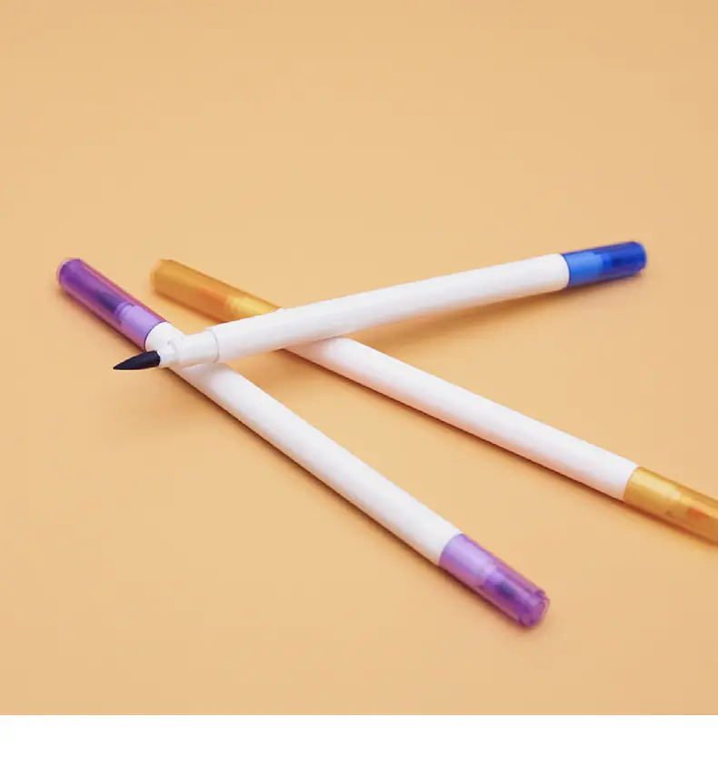 跨境双头水彩笔软头儿童绘画套装可水洗不脏手勾线笔美术用品批发