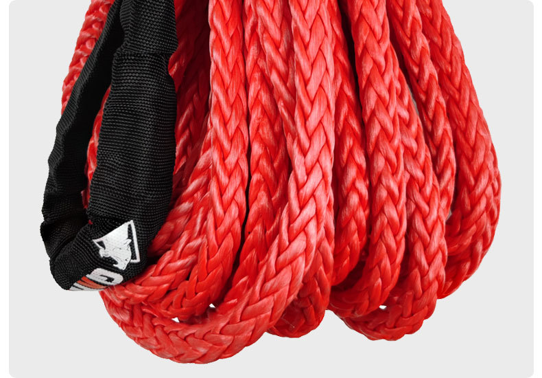 拖车延长绳绞盘绳越野车救援带强力超轻牵引尼龙超高分子纤维弹力