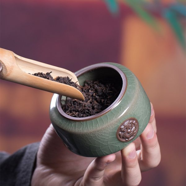 厂家直销 龙泉青瓷哥窑冰裂功夫茶具套装 陶瓷盖碗整套茶具随手礼