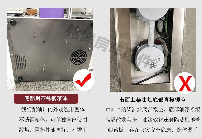 房车抽拉柴油灶户外便携防风燃具灶拖挂车燃油灶车载脉冲式智能