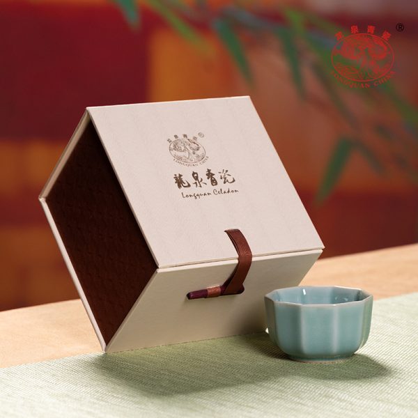 龙泉青瓷功夫茶杯主人杯单杯个人专用一口杯陶瓷喝茶碗品茗杯送礼