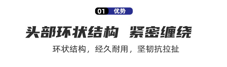 码头线绳 船坞绳索 系泊线 双层编织锚固线 双编织蓝色绳
