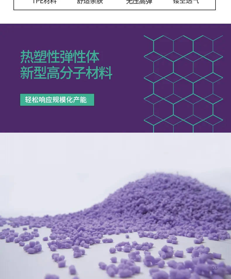 家用TPE高弹无压床垫高分子材料蜂窝网格可水洗TPE空气床垫片材