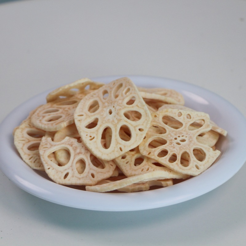 VF脱水即食莲藕片果蔬干蔬菜干脆片独立包装厂家批发休闲散装零食
